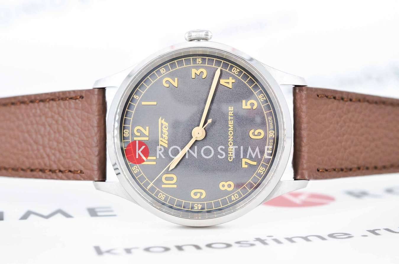 Tissot Tissot Heritage 1938 T142.464.16.062.00 , наручные мужские часы фото под углом